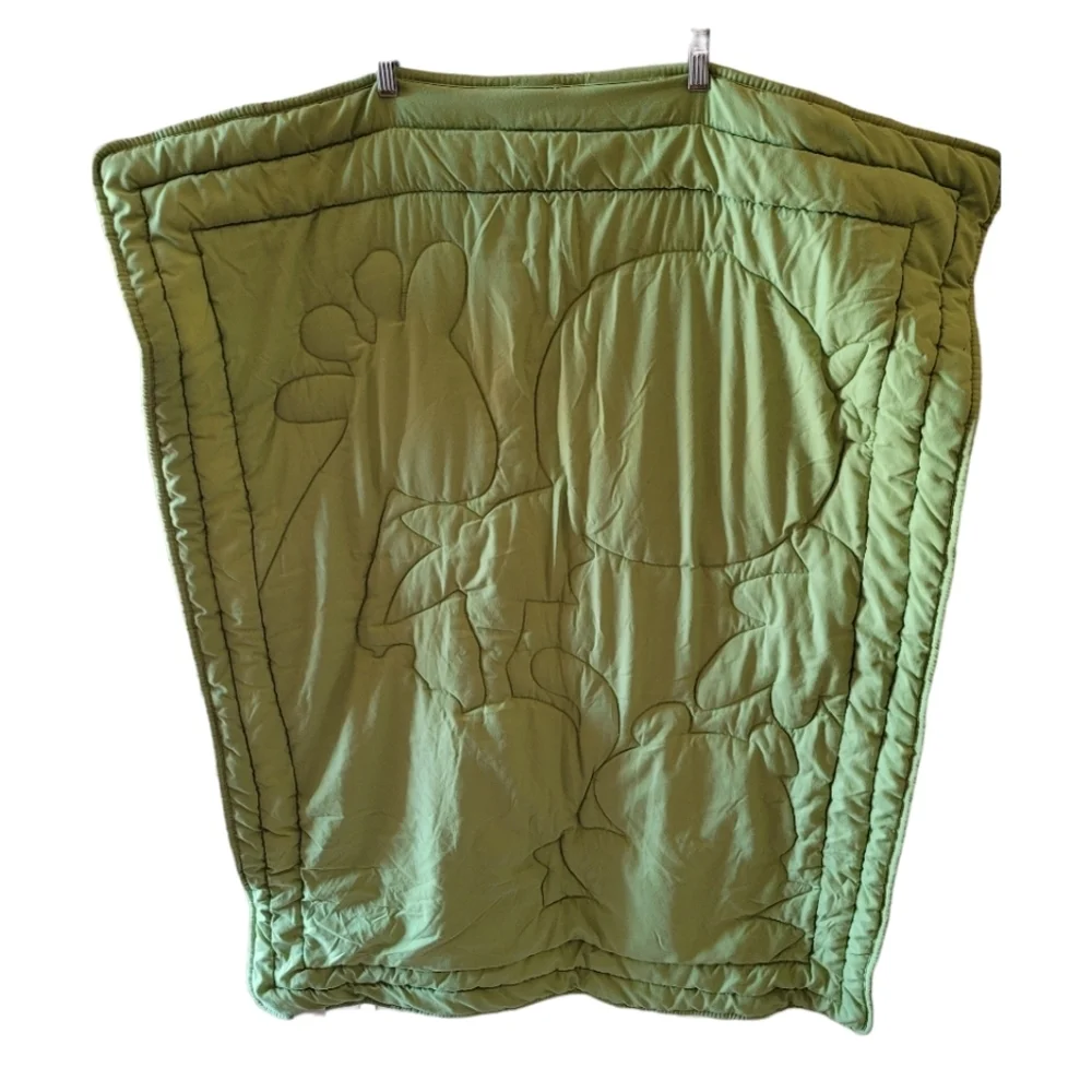 NOJO Jungle Babies Safari Animals Comforter Quilt Plush Crib Blanket Size 35x42
